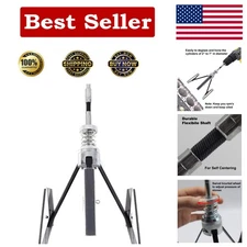 Compact 2-7" Engine Cylinder Hone with Adjustable Pressure & 3 Stones - 220 Grit