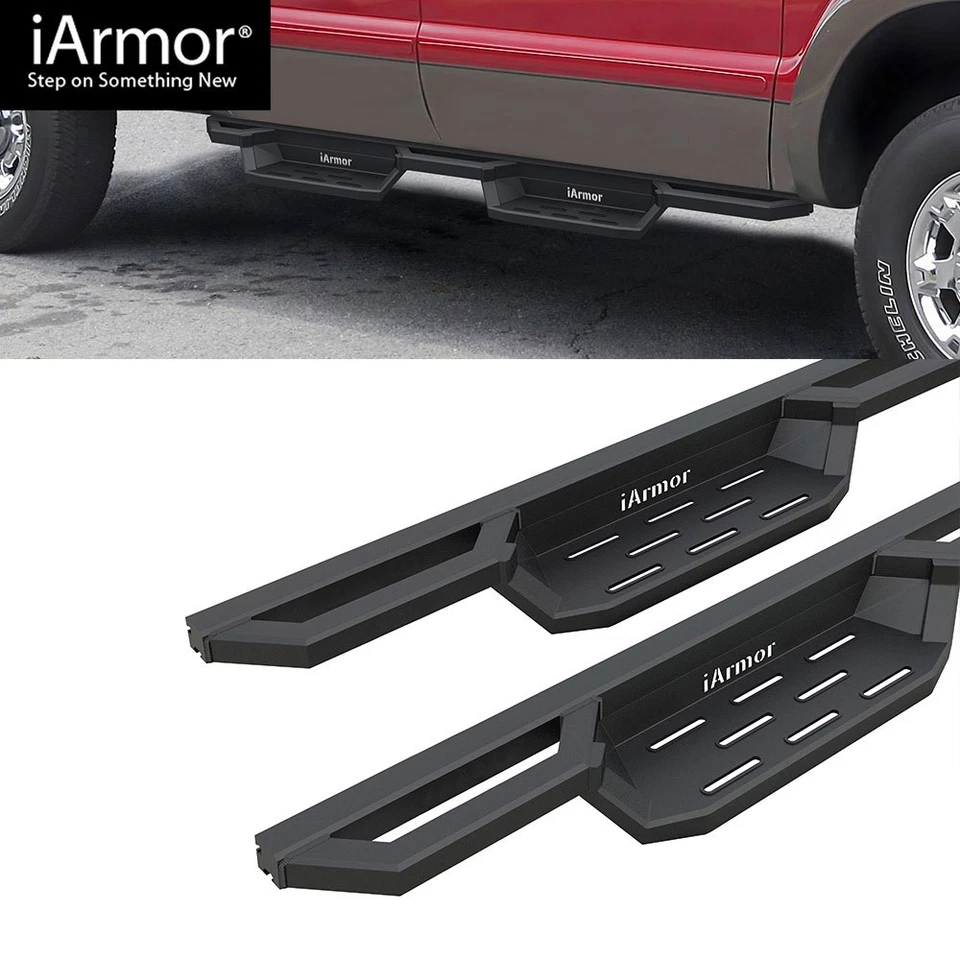 iArmor 6.5" Pocket Steps Steel Armor for 99-16 Ford F250 F350 SuperDuty Crew Cab Foto 2 de 4