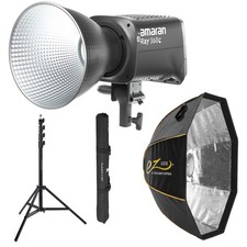 amaran Ray 360c 360W RGB Full-Color Point-Source COB LED Video Light, Bundle wit