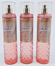 SET OF 3 BATH  BODY WORKS CACTUS BLOSSOM FINE FRAGRANCE BODY MIST SPRAY 8oz NEW