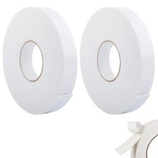 2 Pc Double Sided Heavy Duty Foam Tape Adhesive 3/4" X 16 Ft Permanent