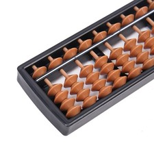 13-Rod Math Abacus with Clearly Separated Upper and Lower Beads for Student
