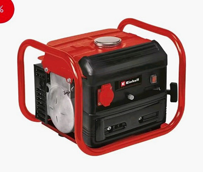 Einhell Stromerzeuger Generator tragbar im Rahmen, Rot/Schwarz