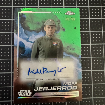 2024 Topps Chrome Star Wars 39/99 Michael Pennington as Moff Jerjerrod Auto