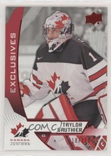 2019 Upper Deck Team Canada Juniors Exclusives 118/250 Taylor Gauthier #83 au7