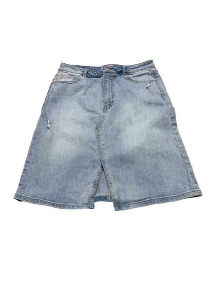 Jeanswest Womens Light Blue Denim Jean Skirt Size 10 Good Condition