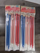 2 Sets of Susan Bates Knitting Needles sizes 11, 13, 15 Vintage # 11197 NOS