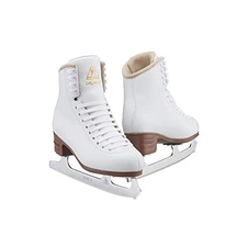 Jackson Ultima Mystique Ice Skates for Women with Mark II Blade, White, Adult 8