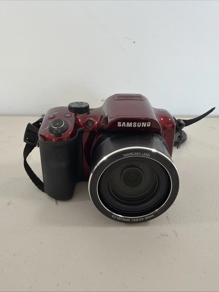 Cámara puente digital Samsung WB1100F negra sin probar con batería #J4168 y 32 GB Foto 2 de 4