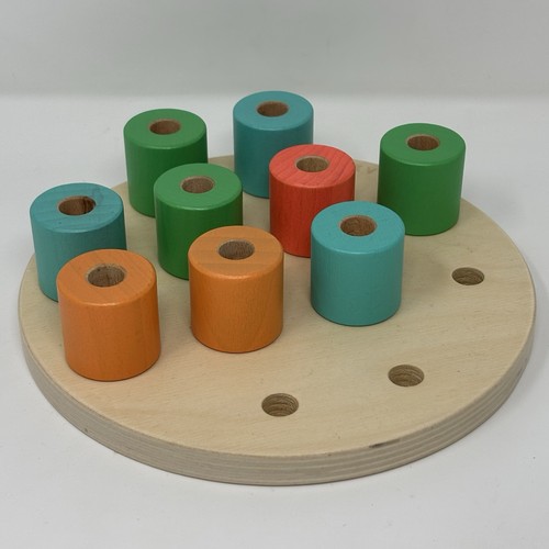 Lovevery Wooden Stacking Peg Board Pioneer Play Kit Baby 16-18 Months INCOMPLETE