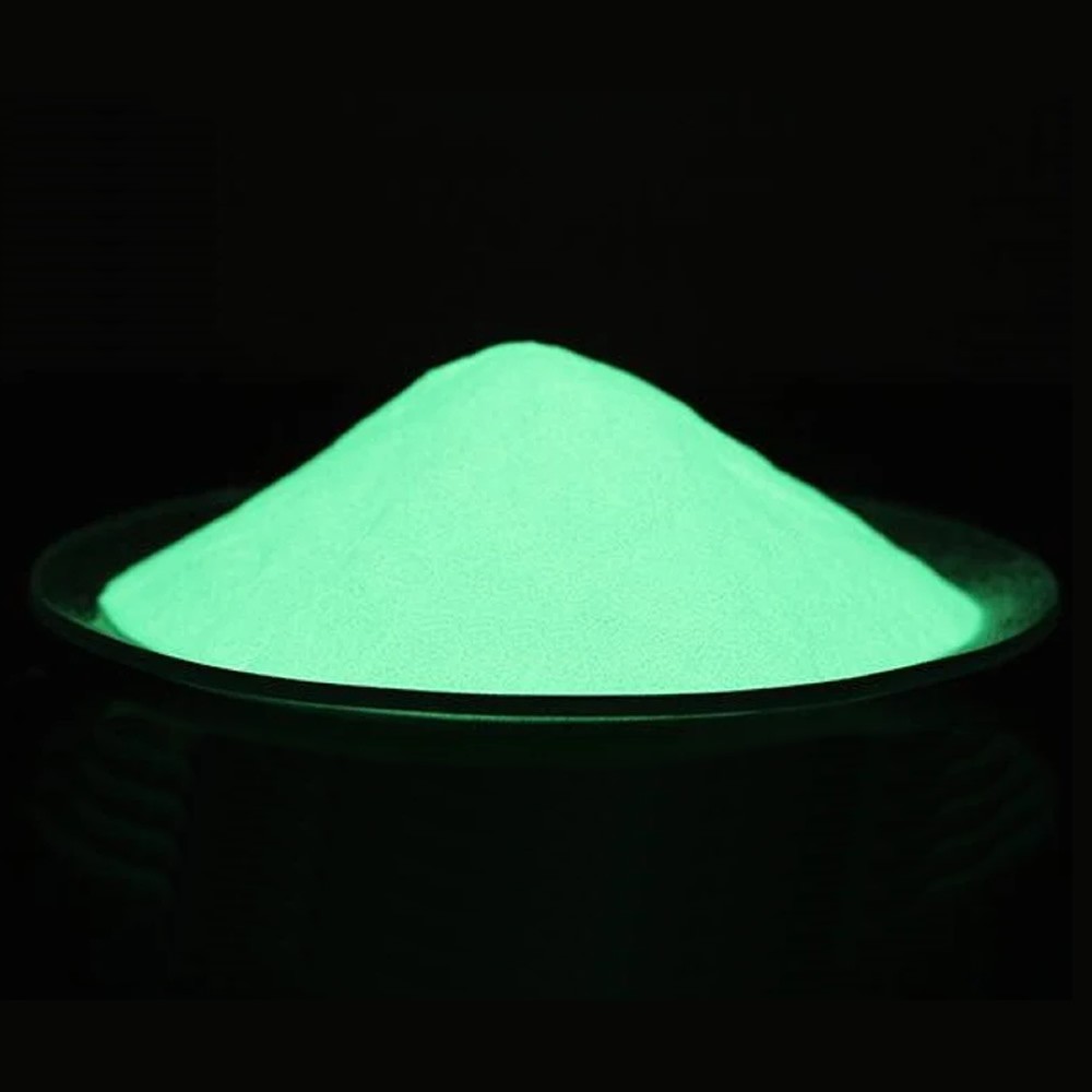 Polycraft PolyGlo Photo Luminescent Glow Pigment Powder - Green - 100g