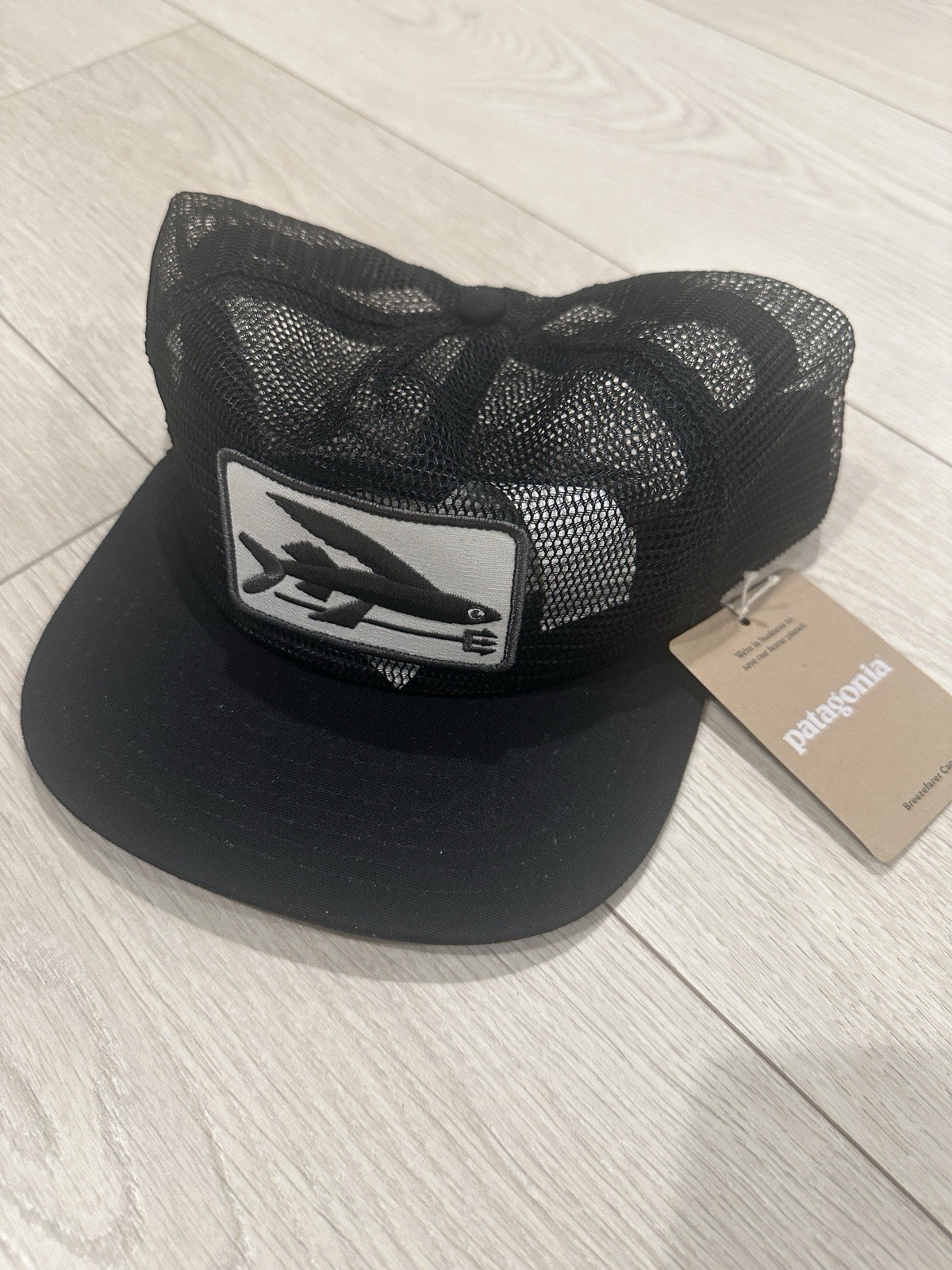 Cap Boardshort Breezefarer Fishing Trucker Snapback Black
