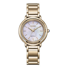 Citizen Lady Arcly Eco Drive Uhr Perlmuttgehäuse Gold EM1103-86Y