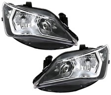 Scheinwerfer Set für Seat Ibiza 6J 2012-2015 Chrom Twin Sport H7 H7 links rechts