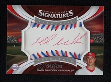 2006 Sweet Spot Update Red & Blue Stitching Ink /298 Mark Mulder #SS-SS Auto 0b2