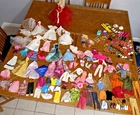 Vintage Barbie Ken Large Lot Clothes Clothing Shoes Accessories Dresses Skirts +
