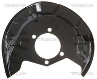 Triscan Spritzblech, Bremsscheibe Hinterachse, Links U.A. FüR Nissan, Renault
