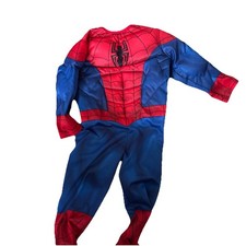 Marvel Spider-Man Muscle Chest Child Halloween Costume Fits Size 2T-3T.