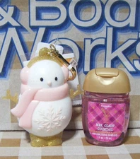 BATH & BODY WORKS Snow Girl Lite Up Pocket. Bac Holder Keychain New (23/262)