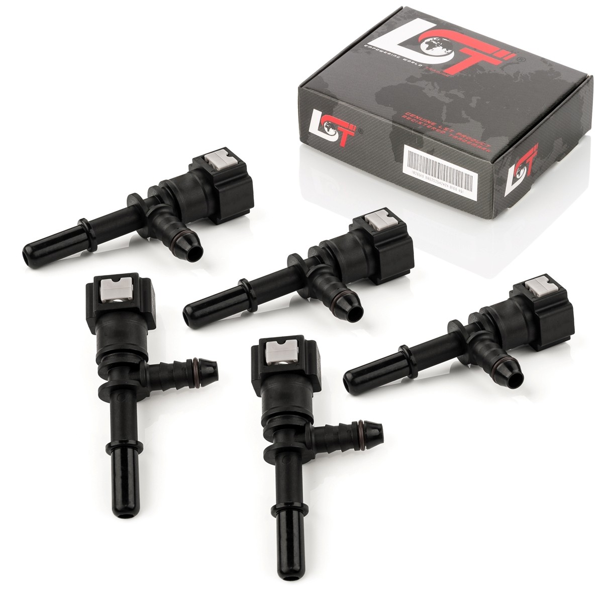 5X Quick Release Fuel Line Coupling T-Piece 7.89X6Mm For FIAT