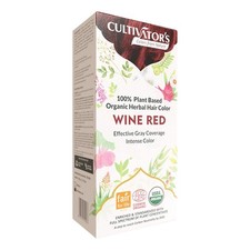 Coloration Capillaire Herbale Bio Teinte Rouge Vin 100g