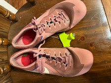 Nike Zoom Rival Sprint Running Track Spikes Shoes Pink/Red w/ Spike Wrench