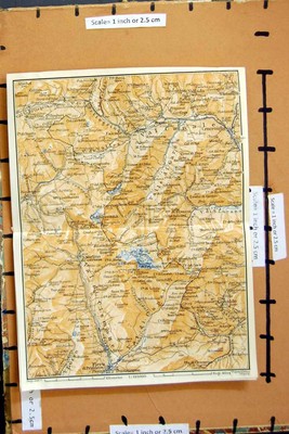 Original alte antike Druck Karte um 1900 Fiera Primiero Gosaldo Italien Martino 20.