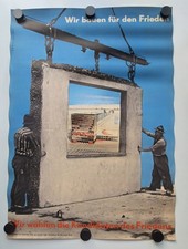 Plakat Berlin Kongresshalle Haus d. Lehrers Karl-Marx-Allee 1961 Original DDR A1