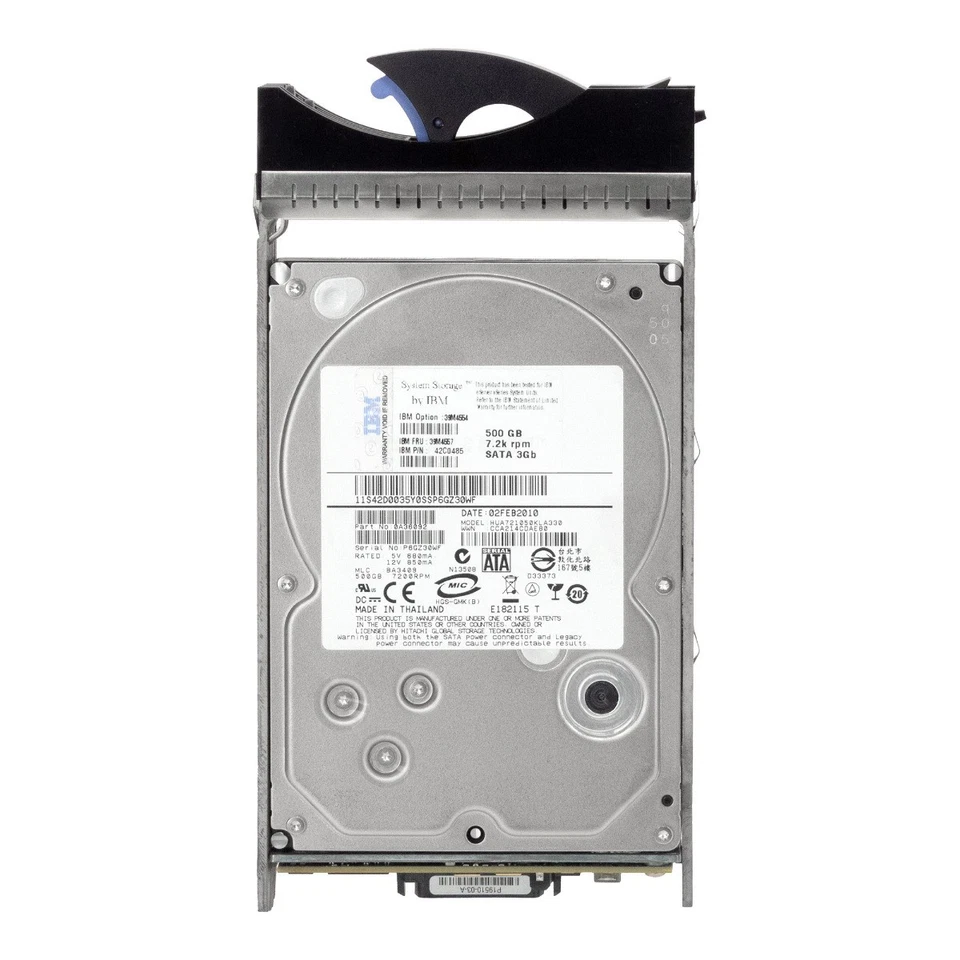 IBM Hard Drive 39M4557 42C0485 HUA721050KLA330 500GB 7.2K 32MB FC 3.5' - Image 2 of 2