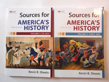 Sources for America's History Tenth Edition Volume 1 & 2 by Kevin B. Sheets