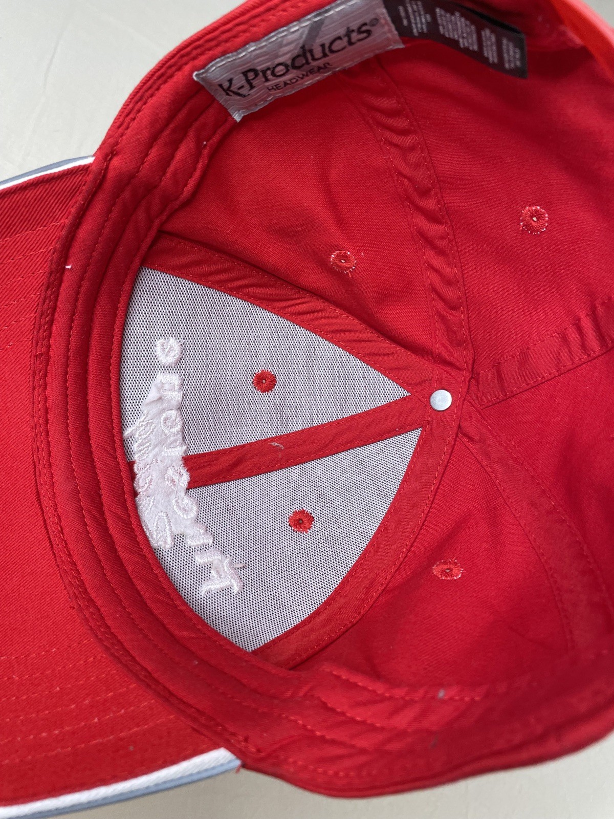 Firestone Racing Hat Cap Red Adjustable Snap Back… - image 9