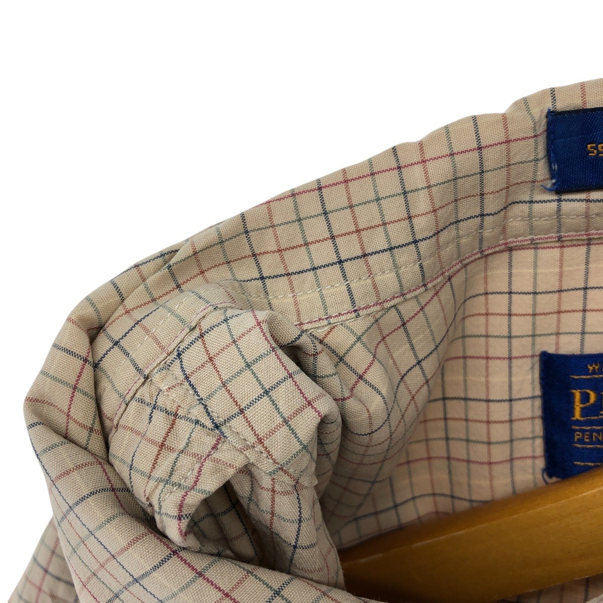 Vintage Pendleton Check Pattern Short Sleeve Open… - image 11