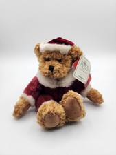 Russ Berrie And Company Kris Santa Teddy Bear 8" New  Christmas