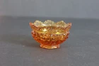 Fenton Amber Hobnail Fairy Lamp Candle Holder Base