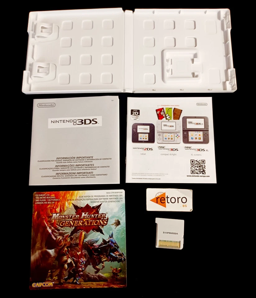 MONSTER HUNTER GENERATIONS Nintendo 3DS 2DS PAL-España Complete, foto 2 de 2