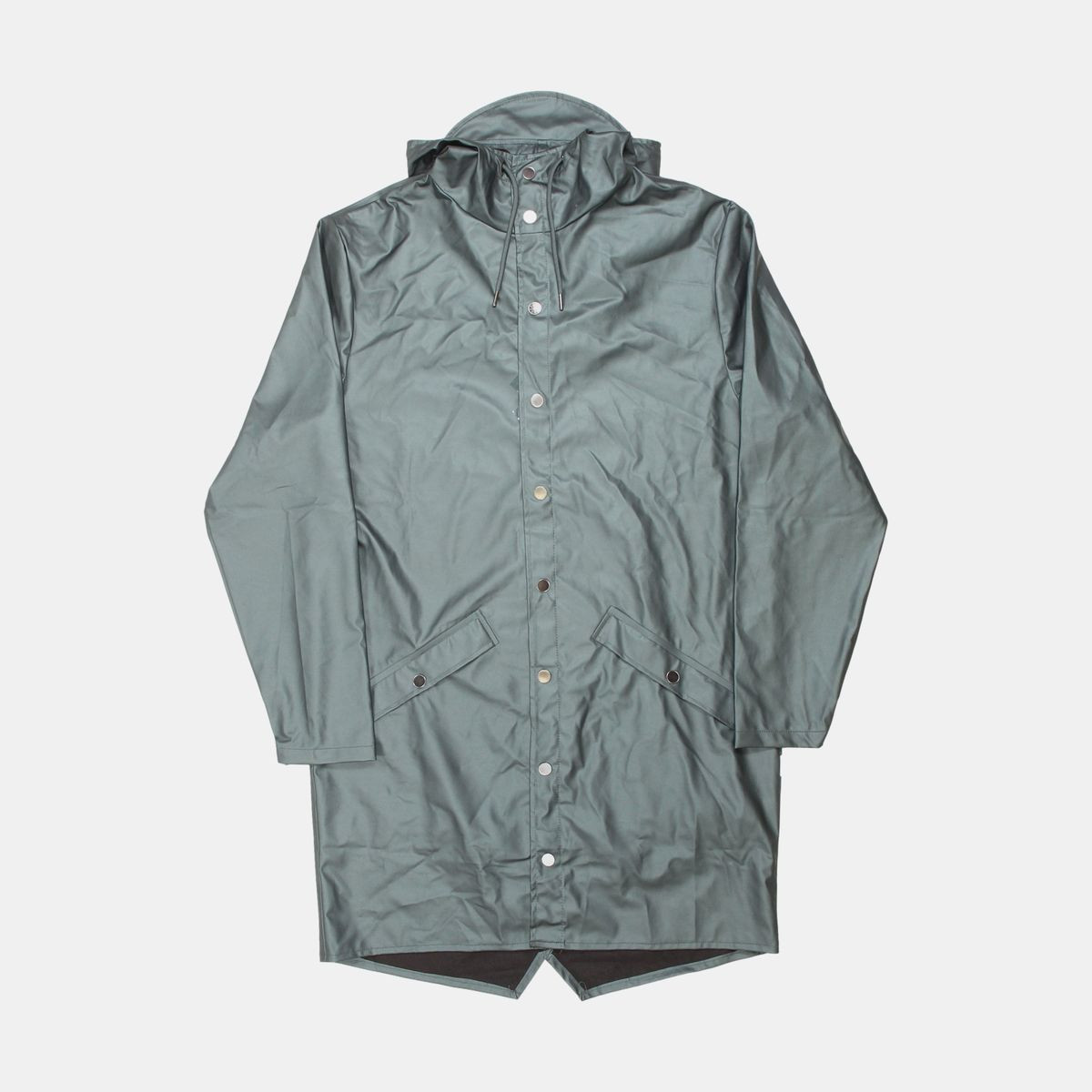 Rains Long Jacket / Size XS / Long / Mens / Green / Polyurethane