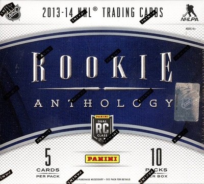 2013/14 PANINI ROOKIE ANTHOLOGY HOCKEY HOBBY BOX BLOWOUT CARDS
