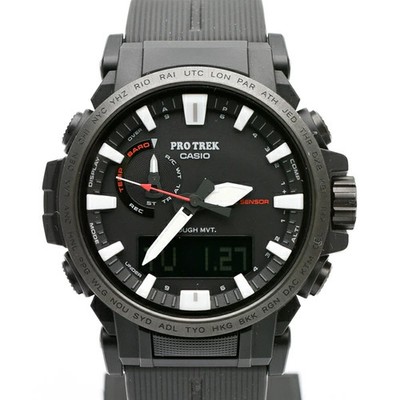 Casio Pro Trek PRW-61Y-1BJF Men's Watch Stainless Steel Black Used From Japan