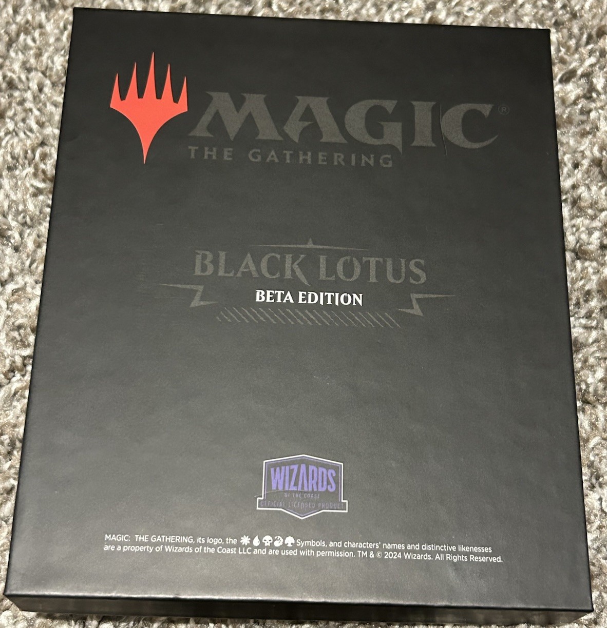 2024 Somoa Magic the Gathering Beta Black Lotus 1oz Silver Coin With COA view 6