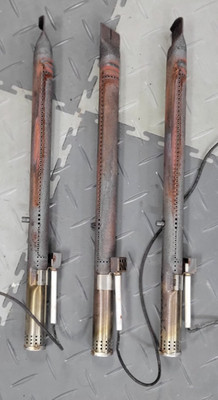 Char-Broil Grill Burner Tubes Set of 3 OEM 463251714 Main Burners w/ Electrode M
