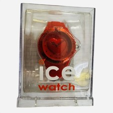 Ice-Watch Ice Love Watch Womens Red Heart Silicone Heart Dial New FREE SHIPPING