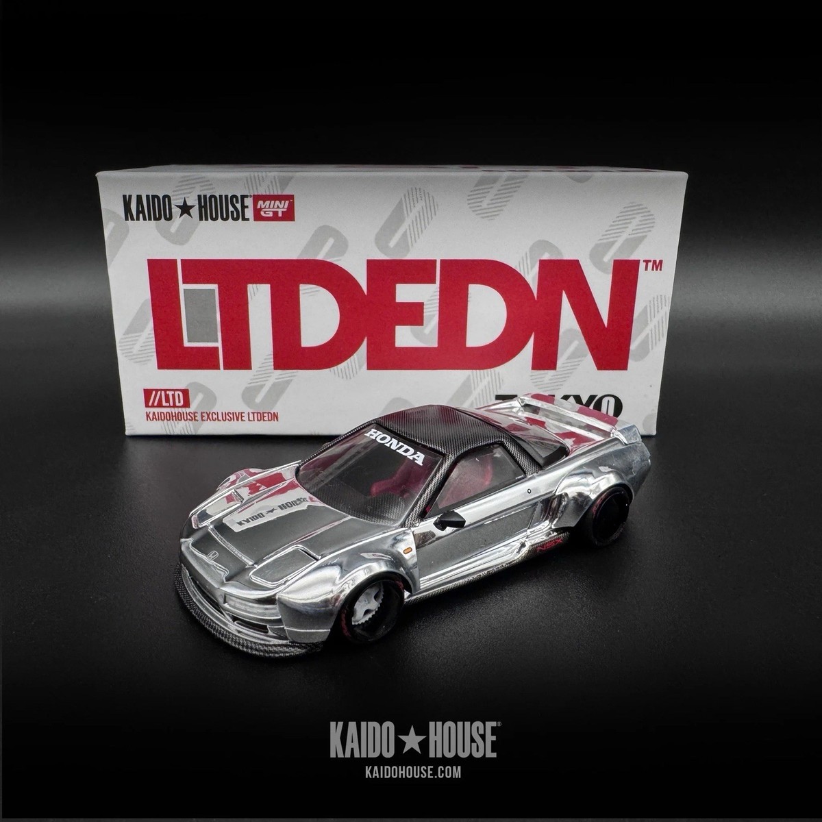 KAIDO HOUSE 街道ハウス NSX CROME KAIDO HOUSE Mini GT LTDEDN NSX Makuhari Exclusive Chrome