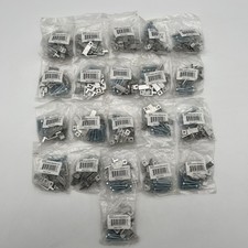 BRAND NEW 21 Bags of 10 AquaPlumb Double Wing Sink Clips Grey - 2040p
