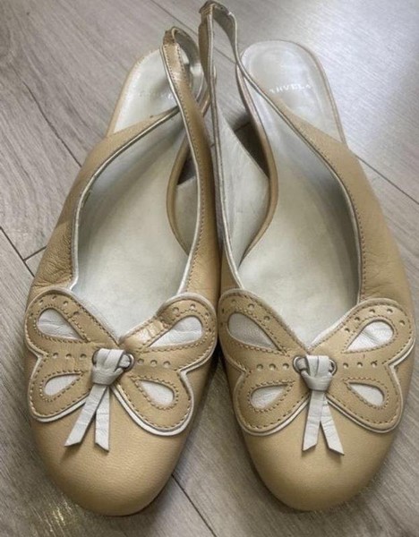 Women Carvela Heels Yellow Leather 38