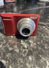 Olympus X-44 14.0MP Compact Digital Camera , Red, Fully Functioning
