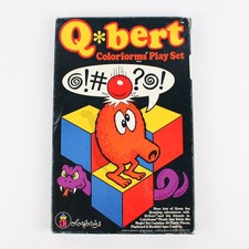 Vtg 1983 Colorforms Q Bert Play Set 667 In Original Box