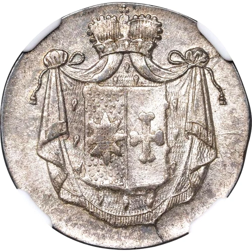 1823 FW German States Waldeck Pyrmont, 2 Mariengroschen NGC MS 62 KM-111 Germany