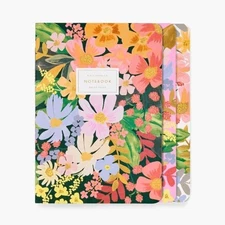 Rifle Paper Co. MARGUERITE STITCHED NOTEBOOK SET