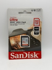 SanDisk Ultra 32GB SD SDHC Flash Memory Card Class 10 120MB/s UHS-I
