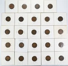 1881-1909 Indian Head Cents IHC 1c Lot of 24 Pennies